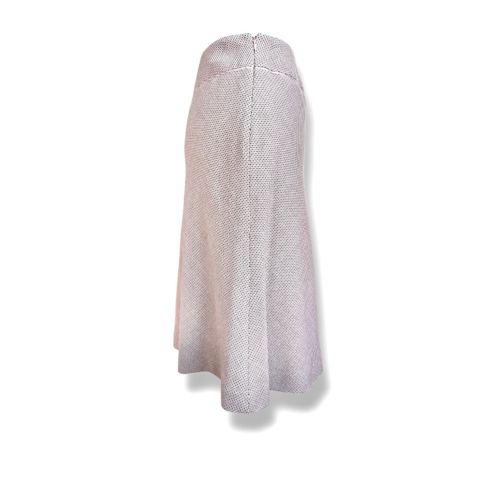 Ann Taylor Cream A-Line Skirt - Picture 3 of 10
